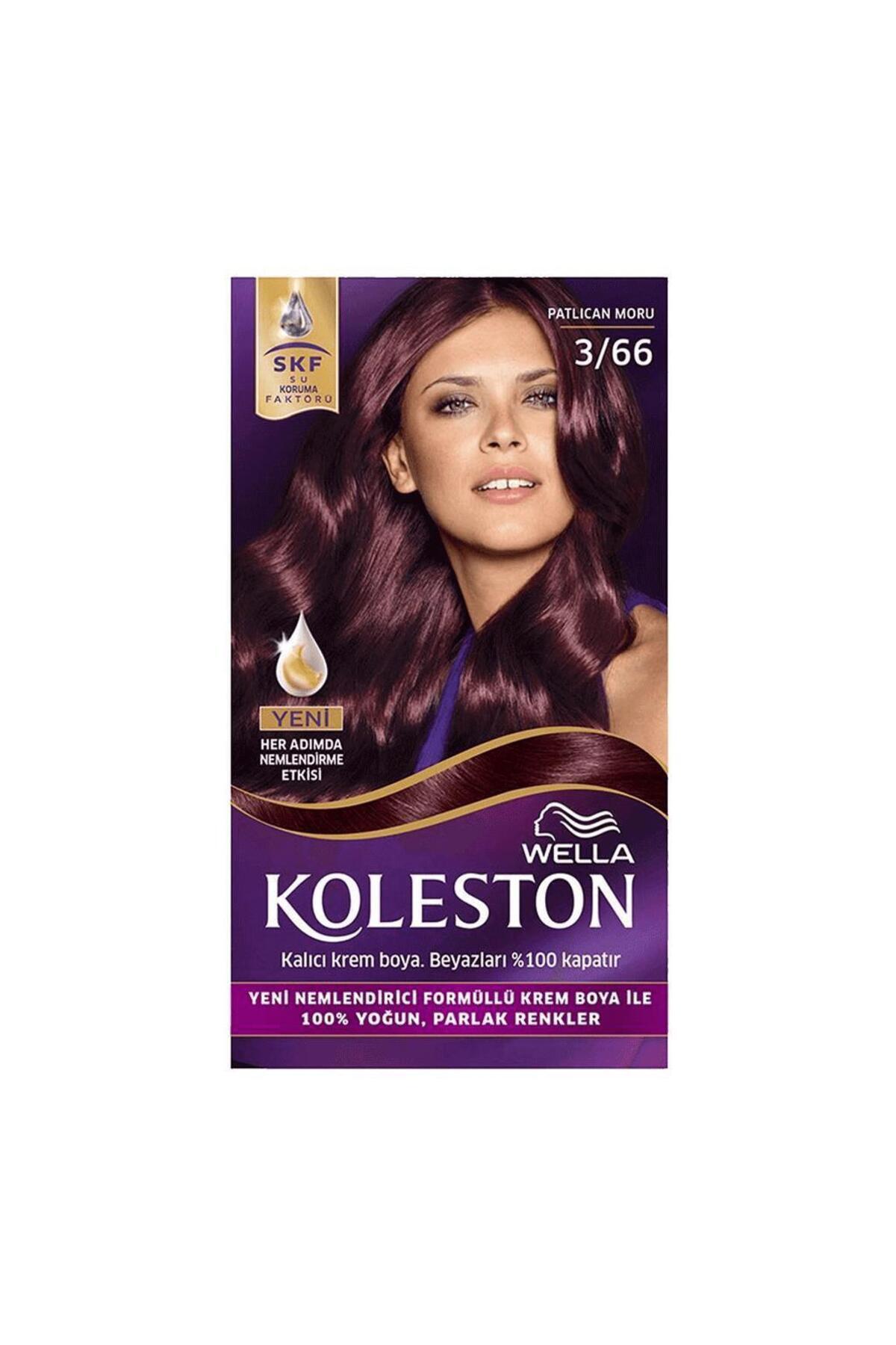 WELLA KIT 3/66 PATLICAN MORU KOLESTONKİT-
