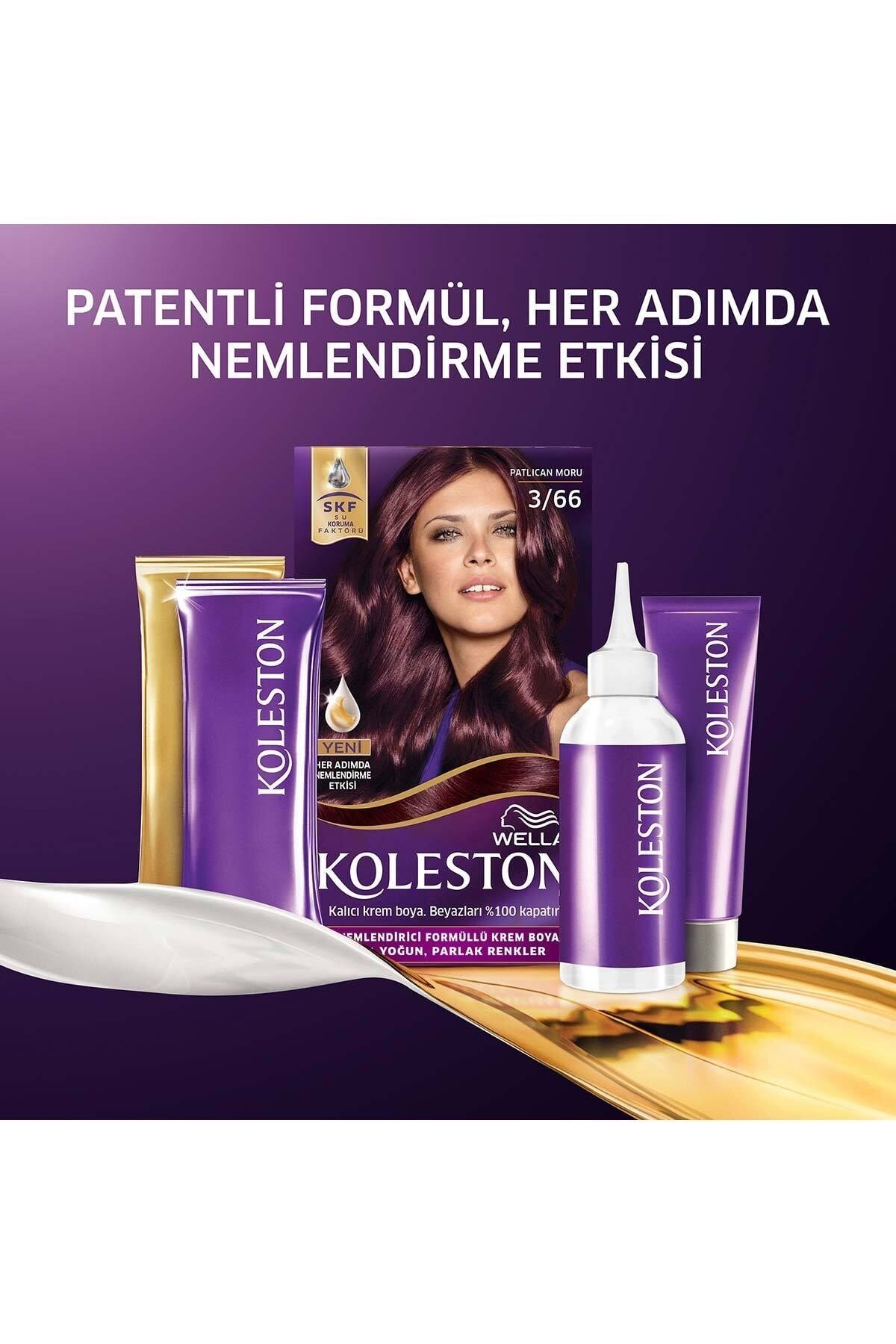 WELLA KIT 3/66 PATLICAN MORU KOLESTONKİT-