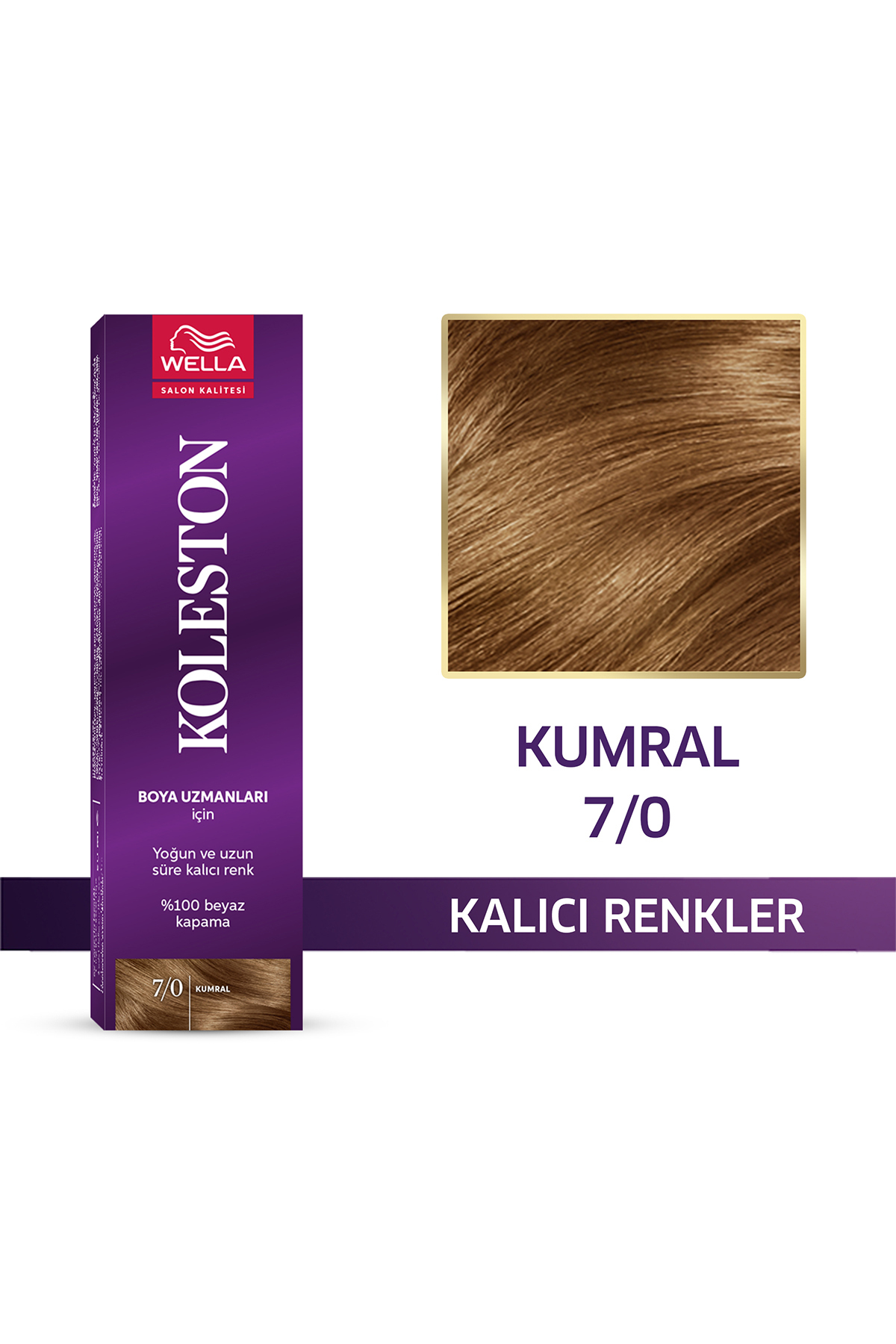 WELLA KOLESTON TÜP SAÇ BOYASI 7/0 KUMRAL-