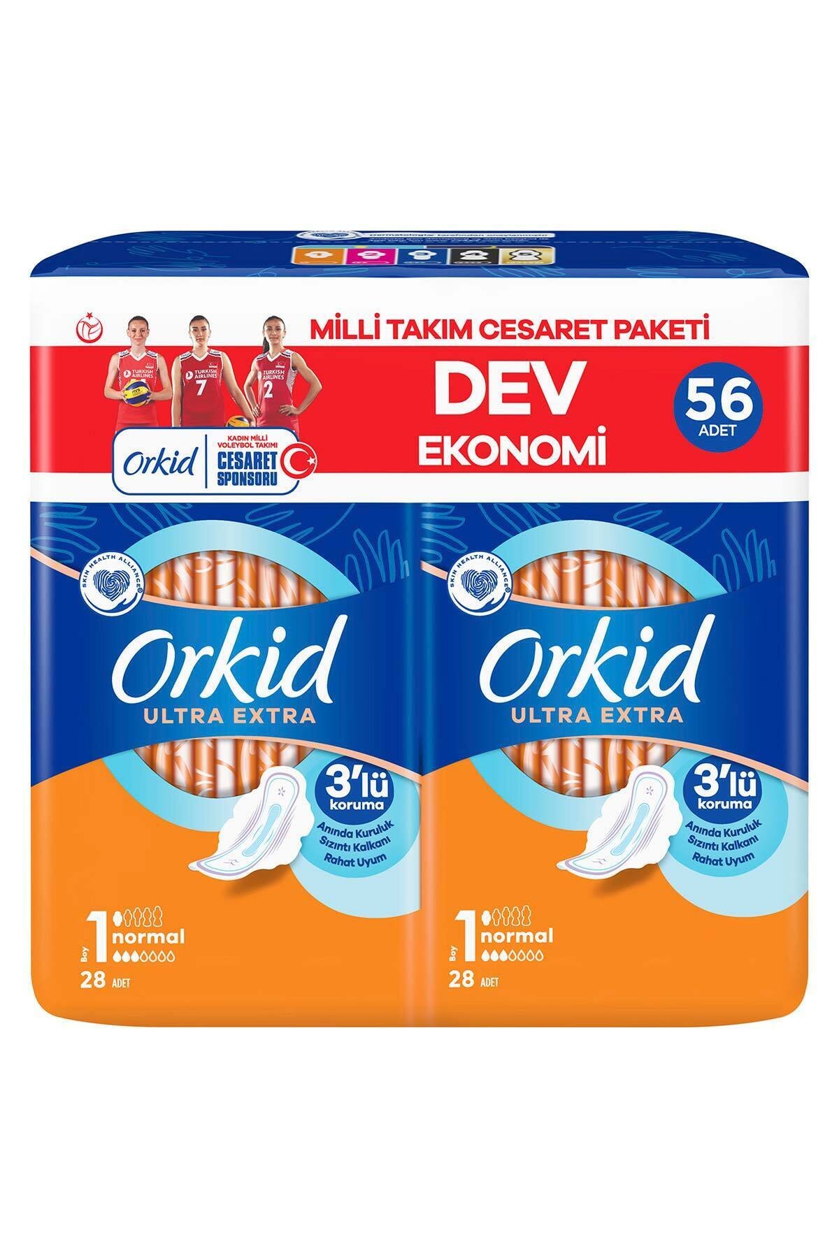 ORKİD ULTRA EXTRA 56LI NORMAL CESARET PAKETİ HİJYENİK PED-