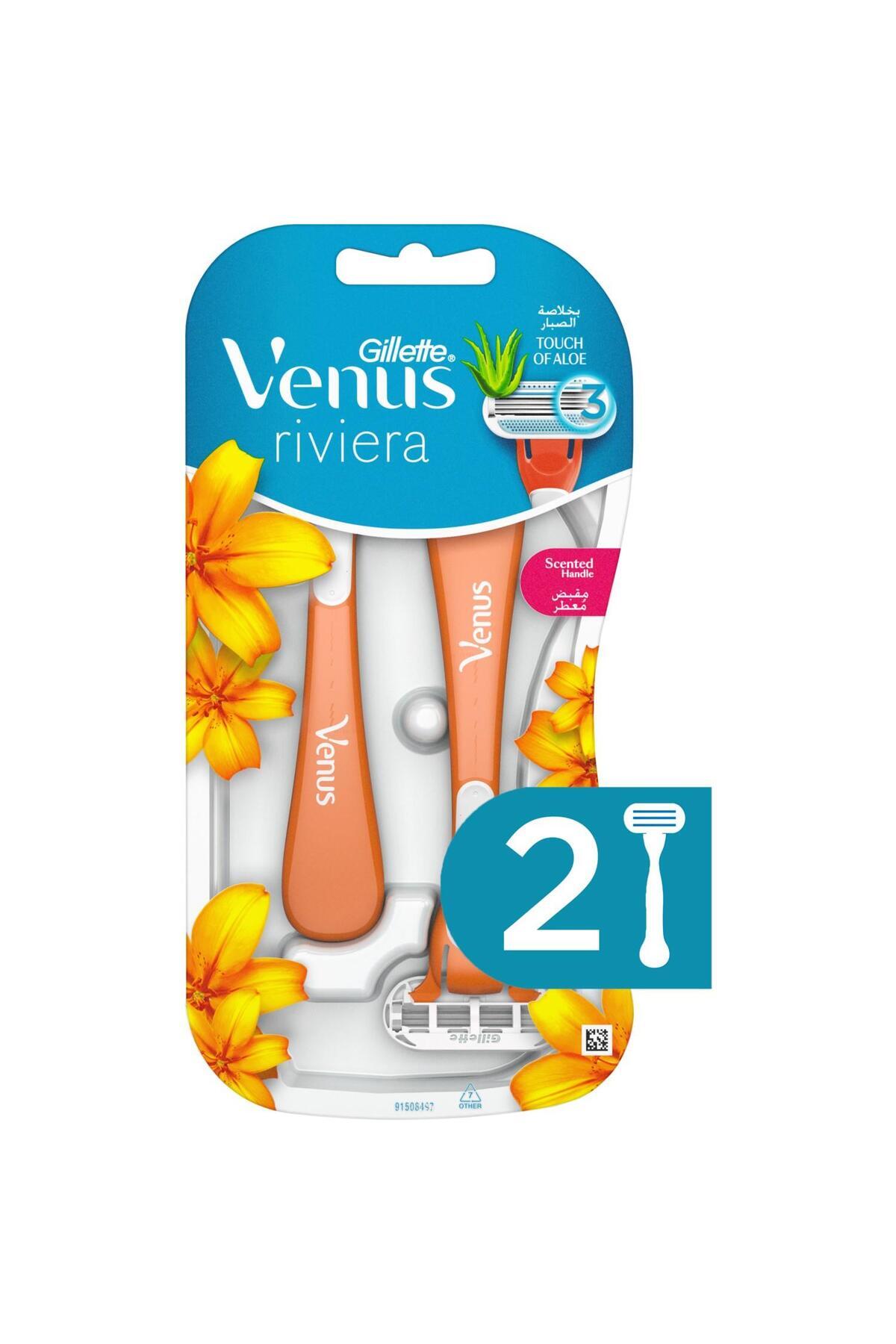 GİLETTE VENUS RİVİERA KULLAN AT KADIN TRAŞ BIÇAĞI-