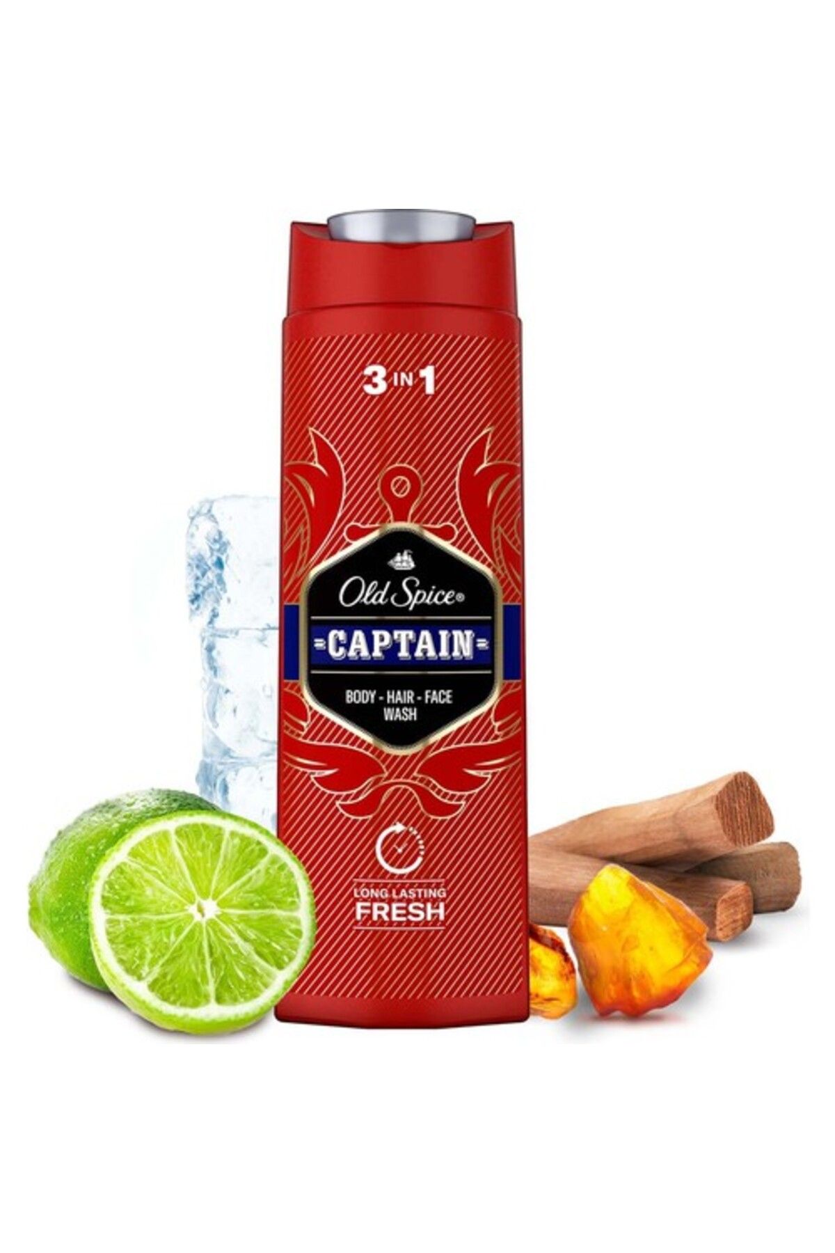 Old Spice 3ın1 Duş jeli Şampuan 400 ml Captain-