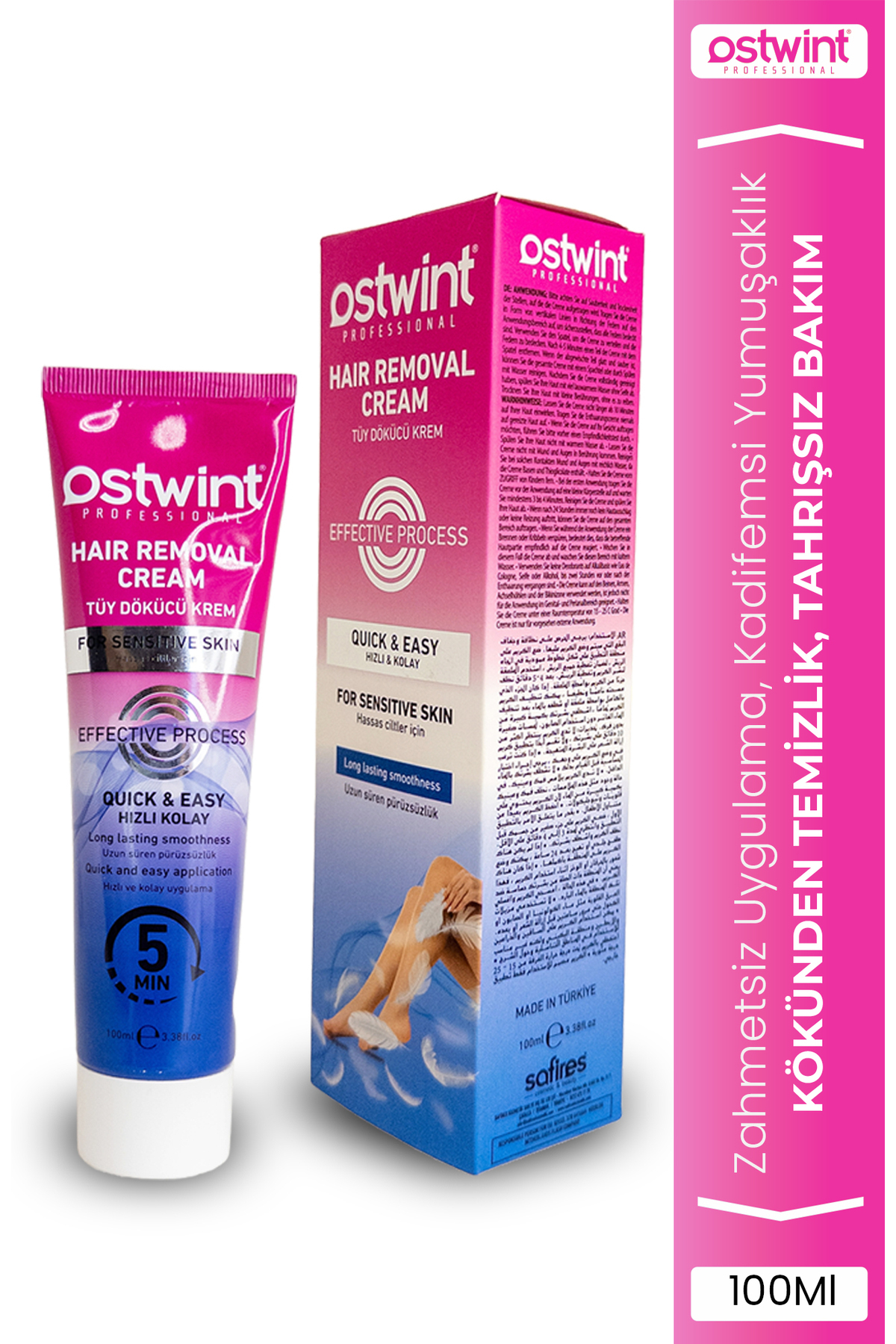 OSTWİNT TÜY DÖKÜCÜ KREM KADIN HASSAS CİLTLER 100ML-