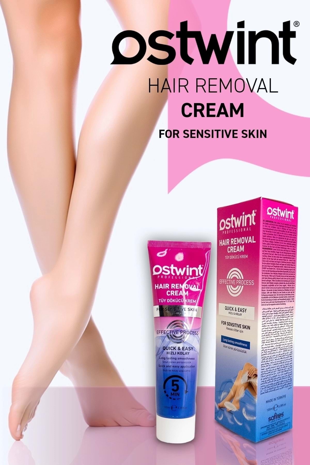 OSTWİNT TÜY DÖKÜCÜ KREM KADIN HASSAS CİLTLER 100ML-