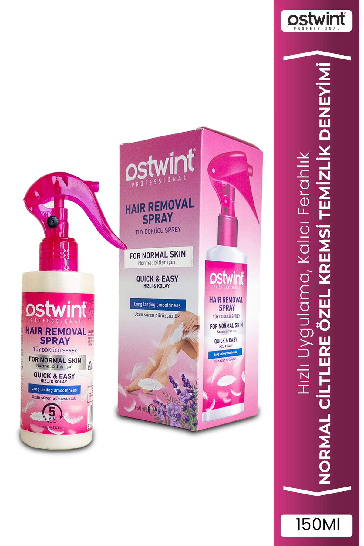 OSTWİNT TÜY DÖKÜCÜ SPREY KADIN NORMAL CİLTLER 150ML-