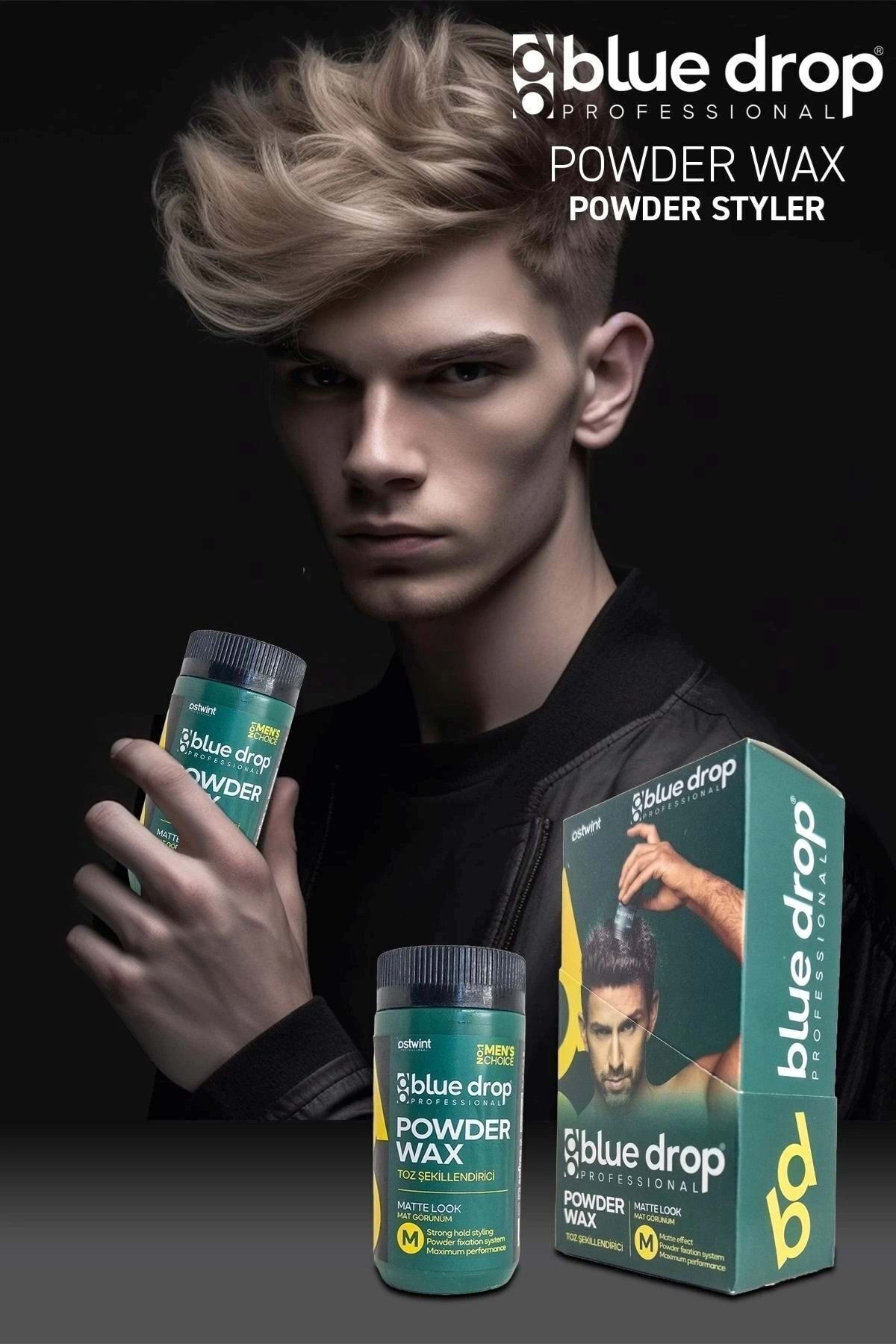 OSTWİNT BLUE DROP WAX MAN MATTE EFFECT YEŞİL 15ML-