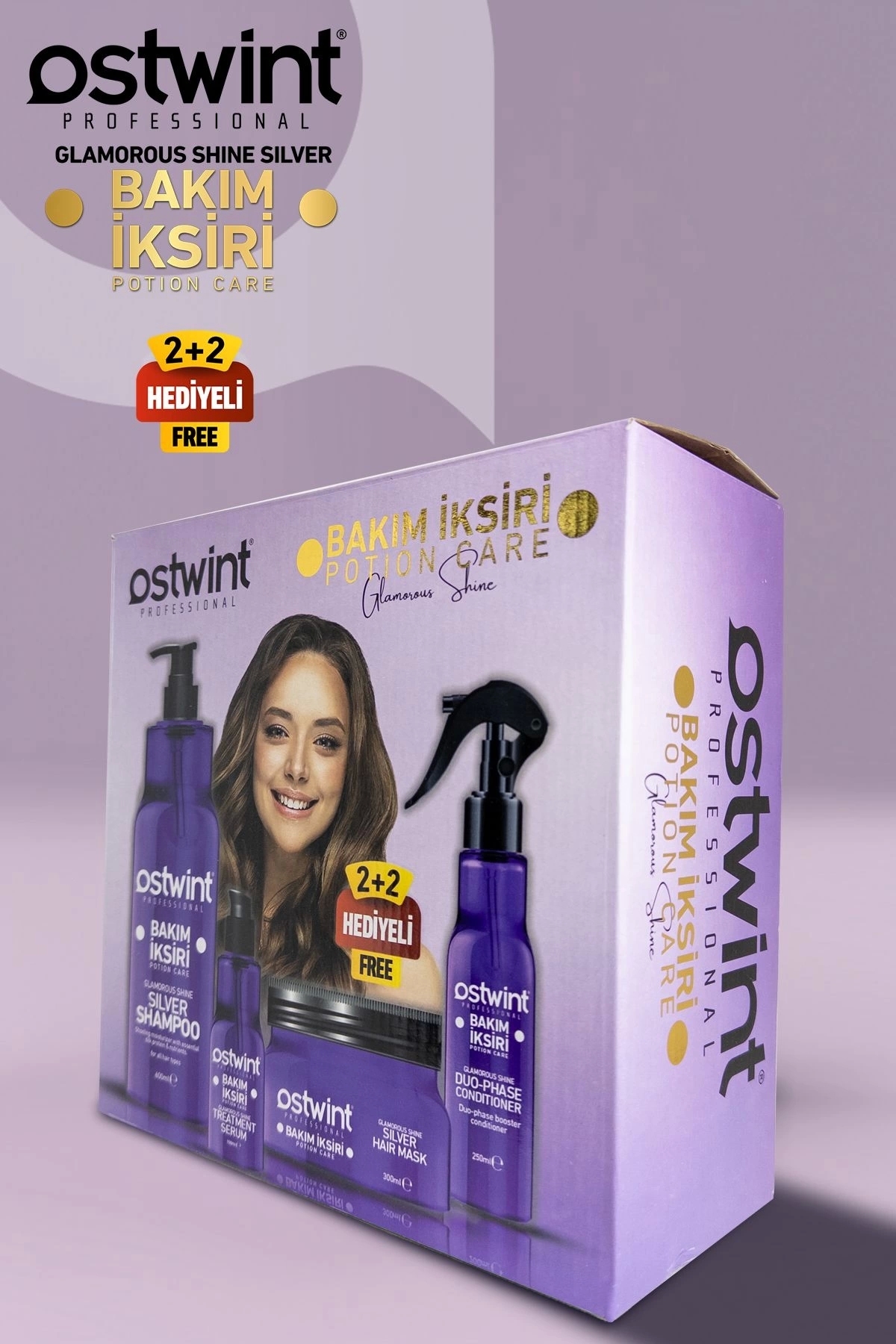 OSTWİNT SAÇ BAKIM IKSİRİ  GLAMOROUS SHİNE SET-