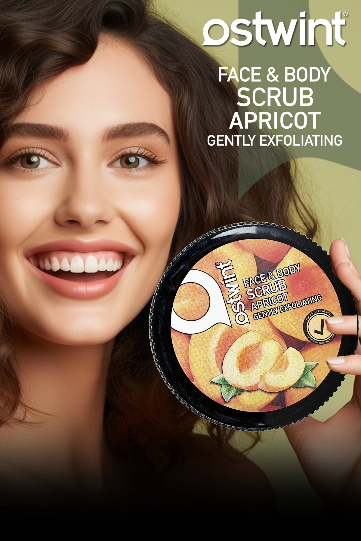 OSTWİNT KAYISILI  YÜZ VE VÜCUT PEELİNG 300 ML-