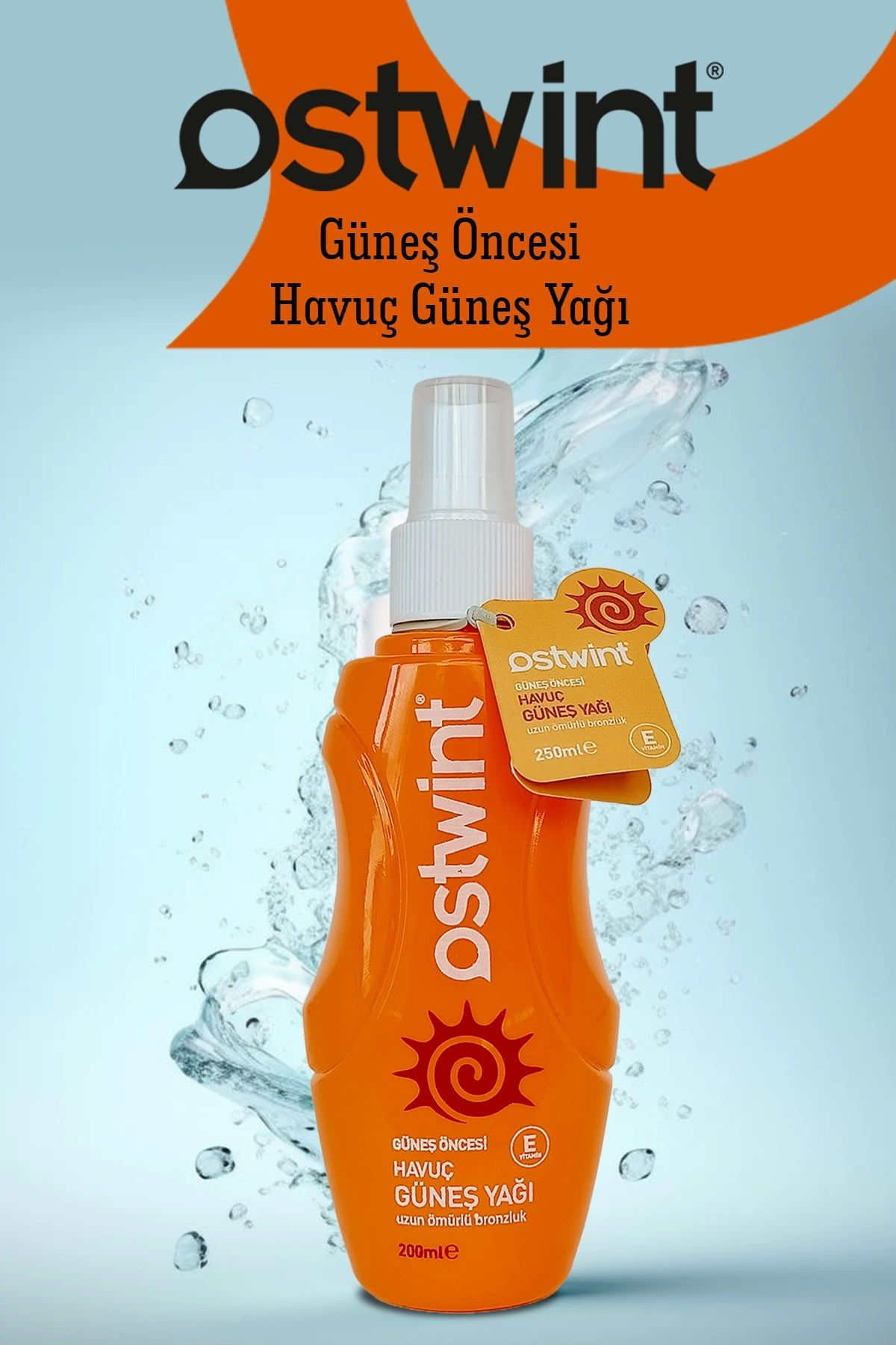 OSTWİNT GÜNEŞ ÖNCESİ HAVUÇ GÜNEŞ YAĞI 250ML-