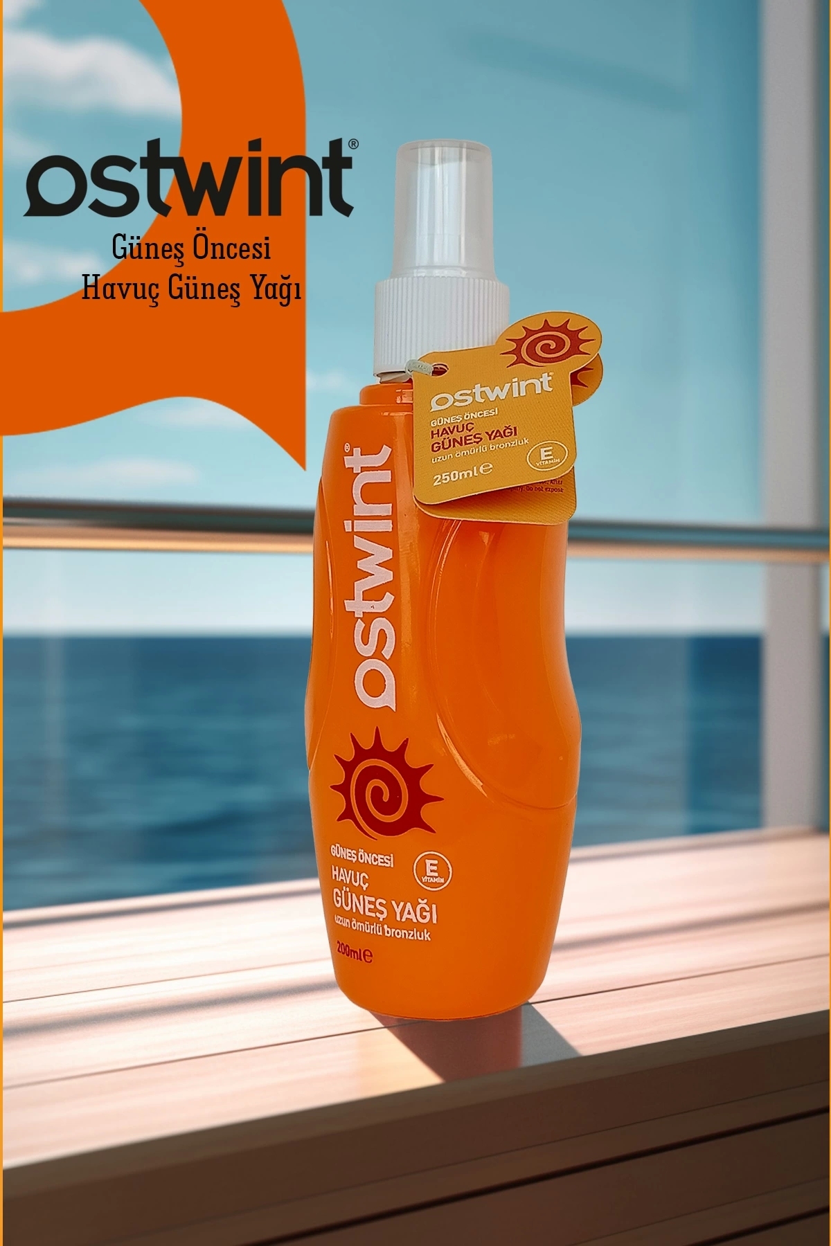 OSTWİNT GÜNEŞ ÖNCESİ HAVUÇ GÜNEŞ YAĞI 250ML-