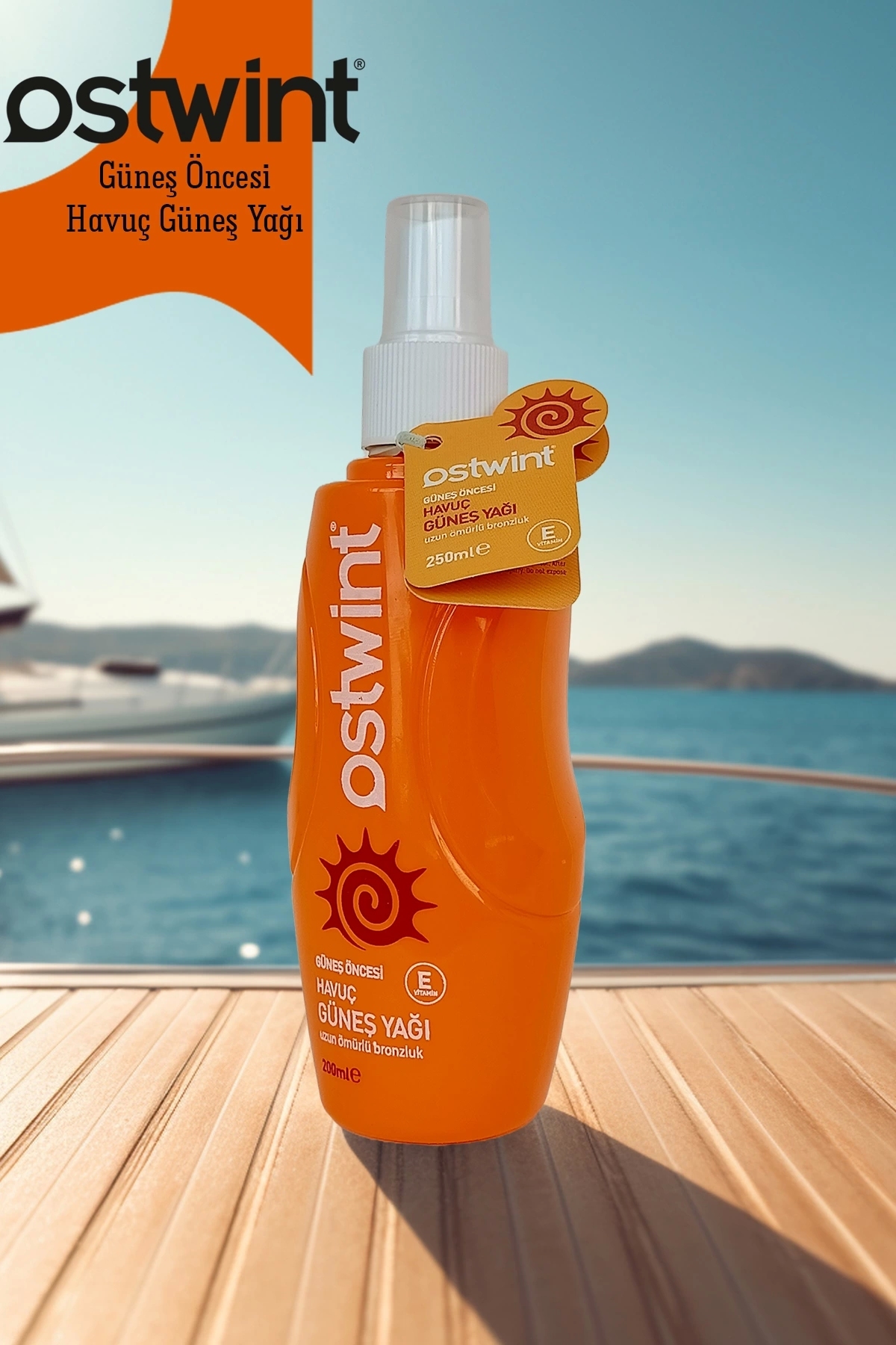 OSTWİNT GÜNEŞ ÖNCESİ HAVUÇ GÜNEŞ YAĞI 250ML-