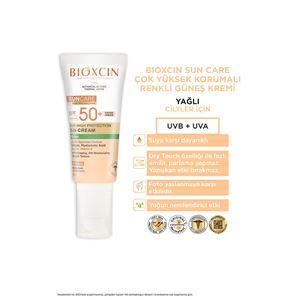 BİOXCİN SUN CARE ÇOK YÜKSEK KORUMALI YAĞLI CİLTLER-