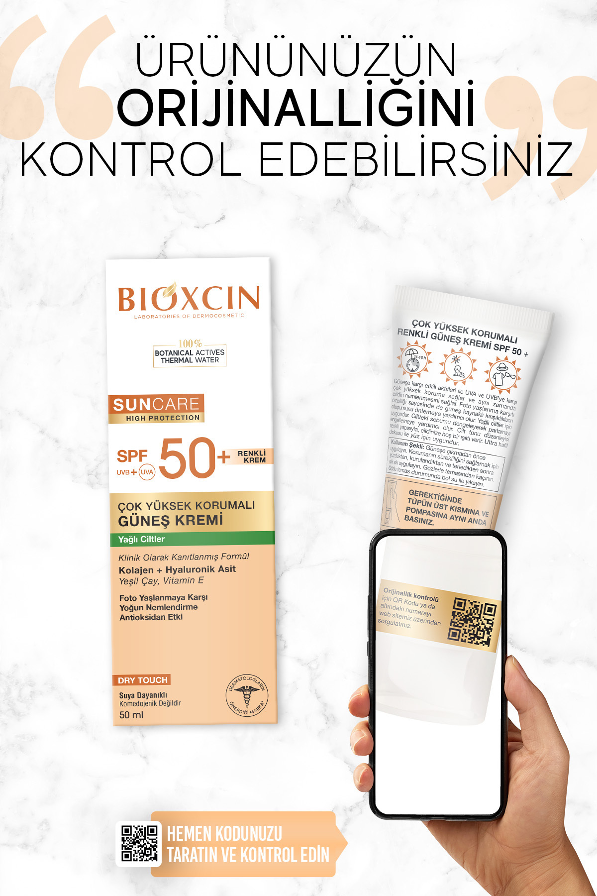 BİOXCİN SUN CARE ÇOK YÜKSEK KORUMALI YAĞLI CİLTLER-