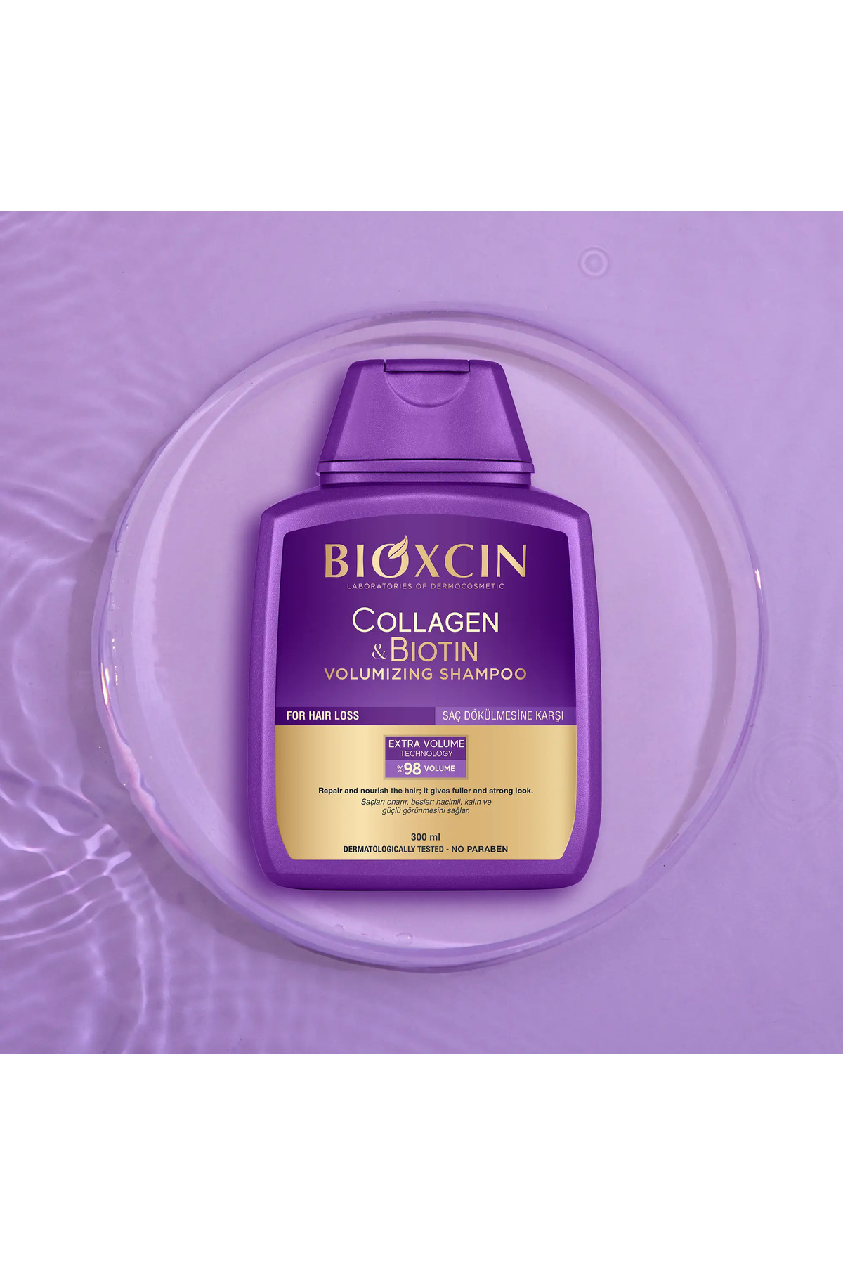 BİOXCİN COLLAGEN & BİOTİN EKSTRA HACİM & DOLGUNLAŞ ŞAMPUAN 300 ML-