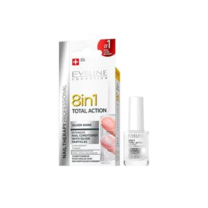 Eveline 8 In 1 Total Action Silver Shine Nail Conditioner-
