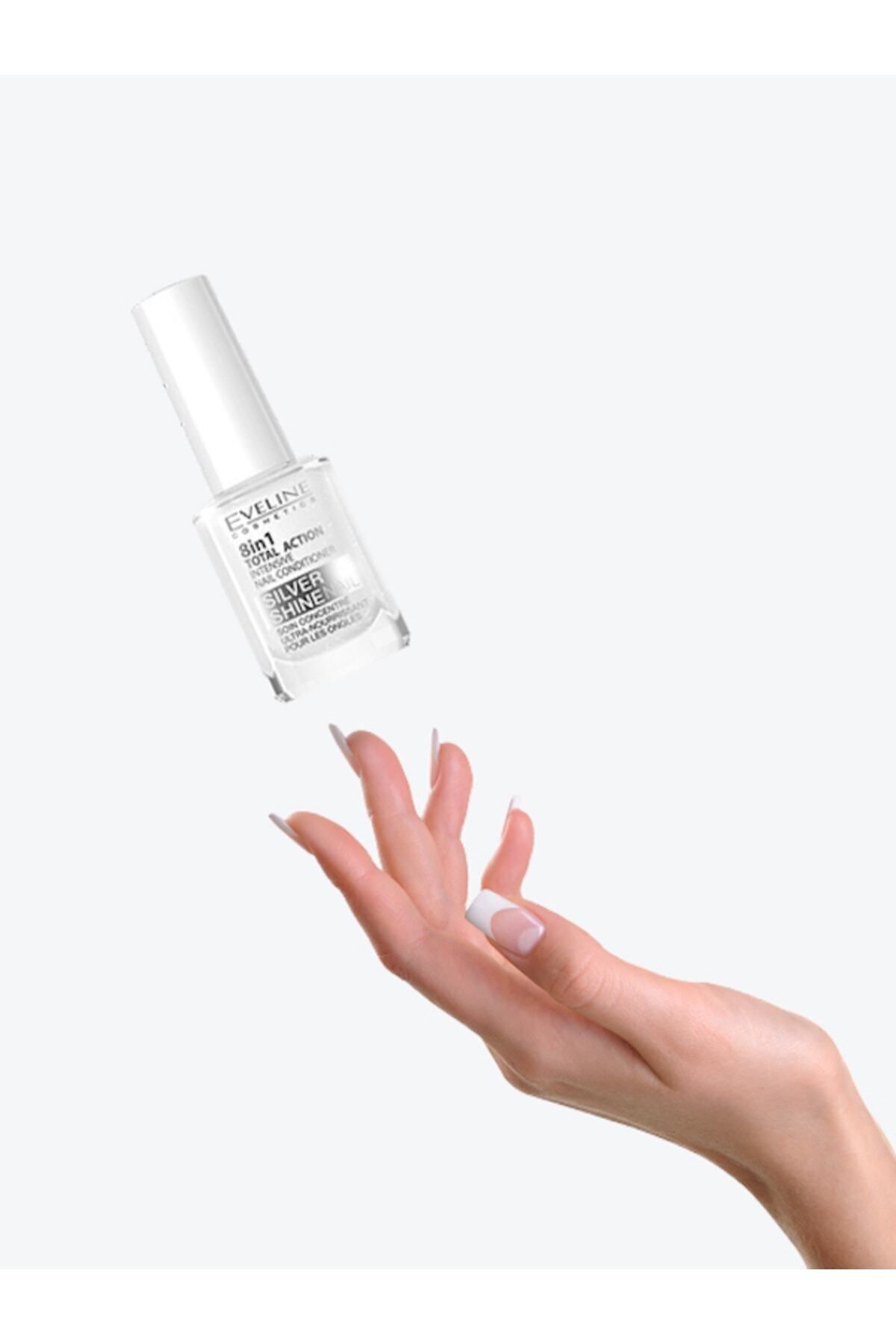 Eveline 8 In 1 Total Action Silver Shine Nail Conditioner-