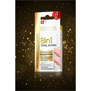Eveline 8i 1 Arada Total Bakım Altın Işıltısı Tırnak-