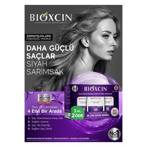 Bioxcin Siyah Sarımsak Şampuan 3x300 Ml-