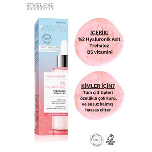 Eveline 2 Hyaluronik Asit + Trehaloz + B5 Vitamin-