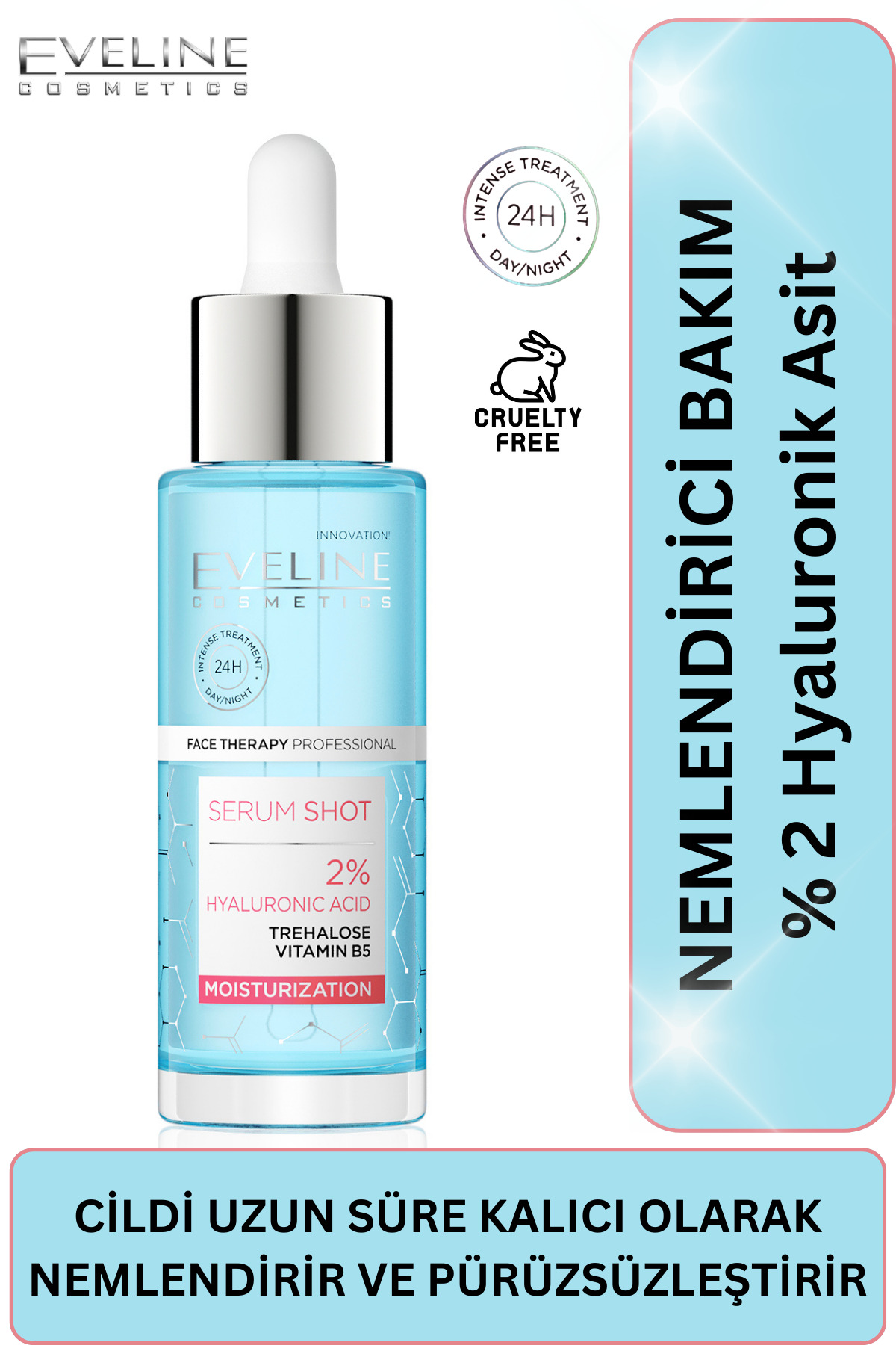 Eveline 2 Hyaluronik Asit + Trehaloz + B5 Vitamin-
