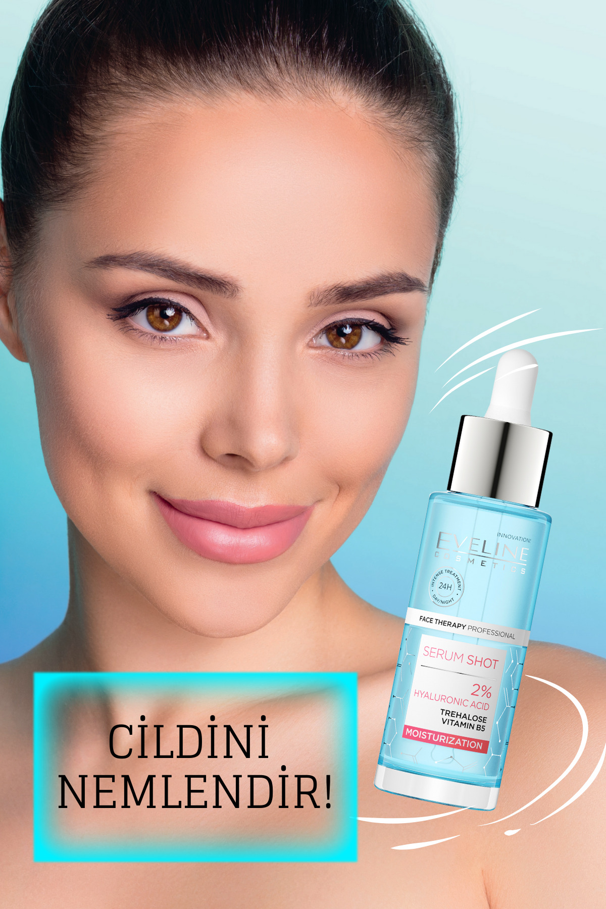 Eveline 2 Hyaluronik Asit + Trehaloz + B5 Vitamin-