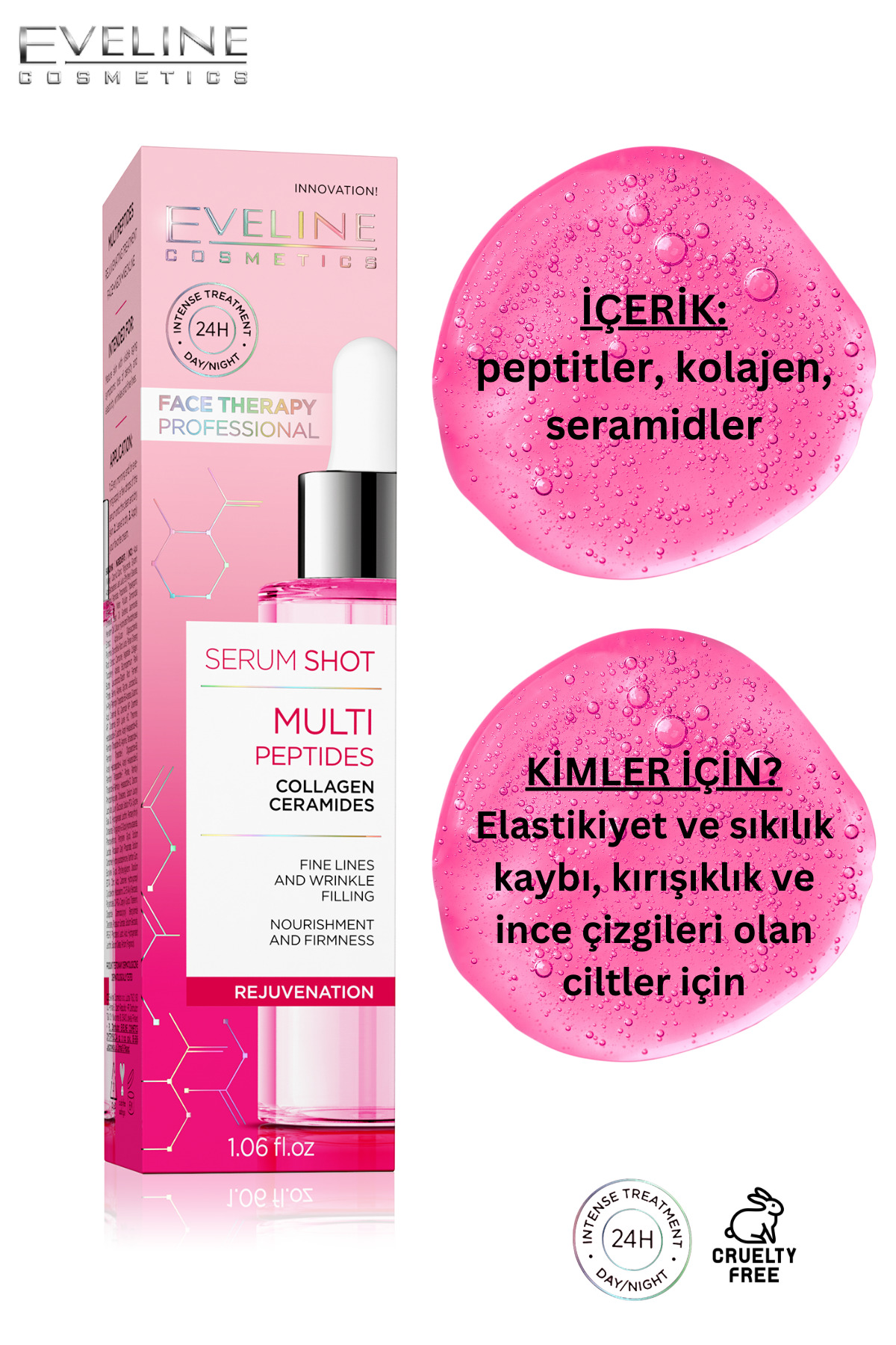 Eveline Multi Peptid Kolajen Seramid Gençleştiric-