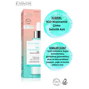 Eveline %10 Niacinamid + Çinko + Salisilik Asit Se-