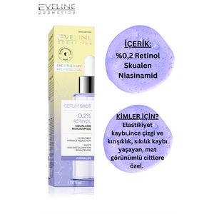 Eveline % 0.2 Retinol + Skualen + Niasinamid Serum-