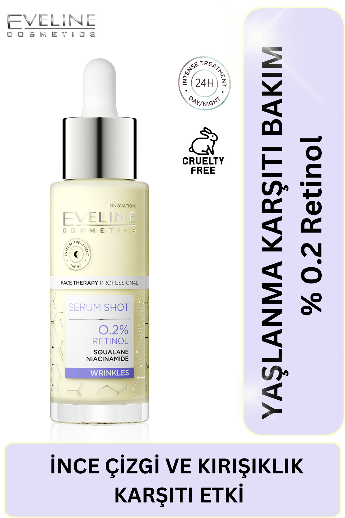 Eveline % 0.2 Retinol + Skualen + Niasinamid Serum-