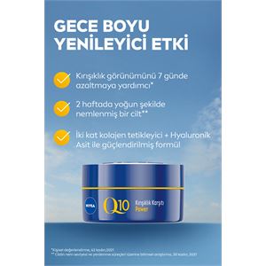 NIVEA Q10 KIRIŞIKLIK KARŞITI  GECE KREMİ 50ML-