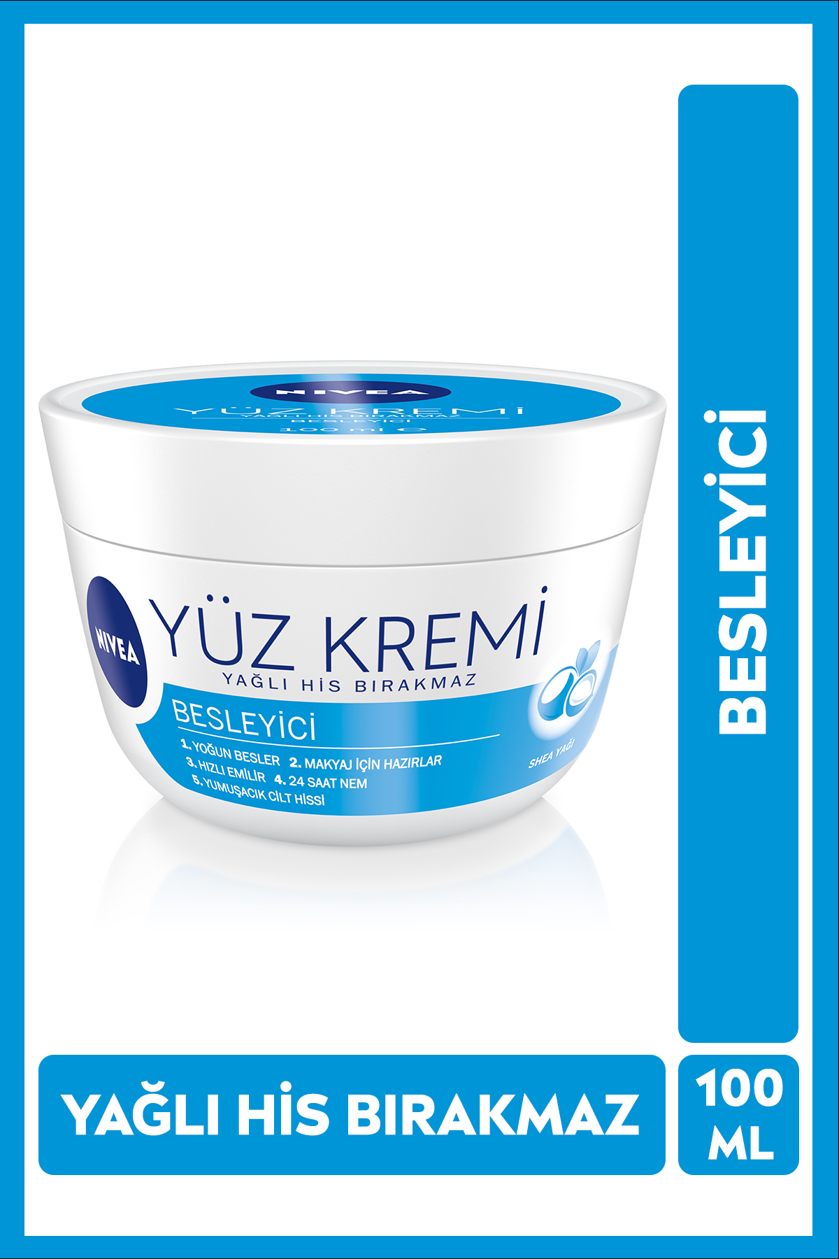 NIVEA BESLEYİCİ YÜZ KREMİ 100ML-