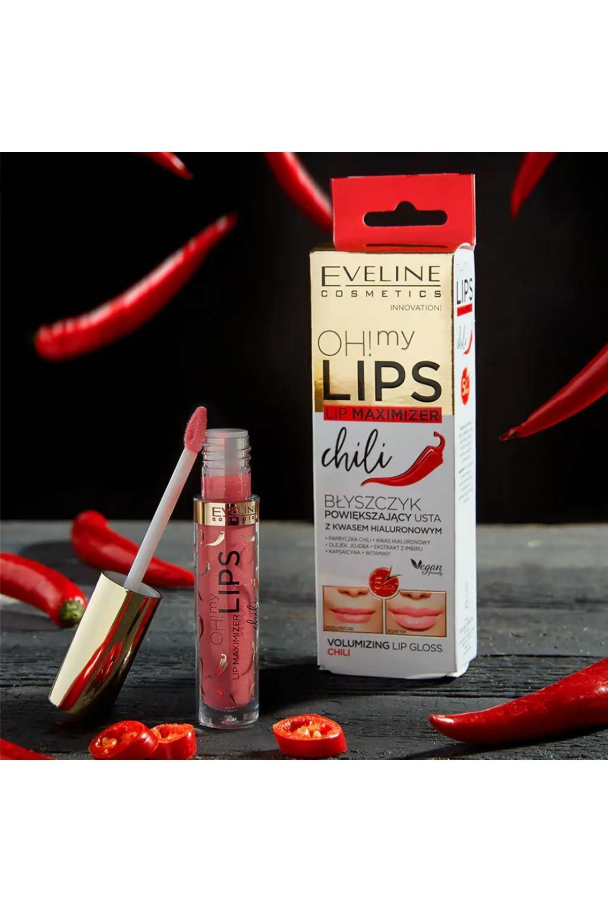 Eveline Oh! My Lips! Biber Ve Hyaluronik Asit Ile-