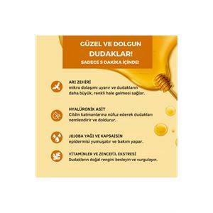 Eveline Oh! My Lips! Hyaluronik Asit Ve Arı Zehiri-