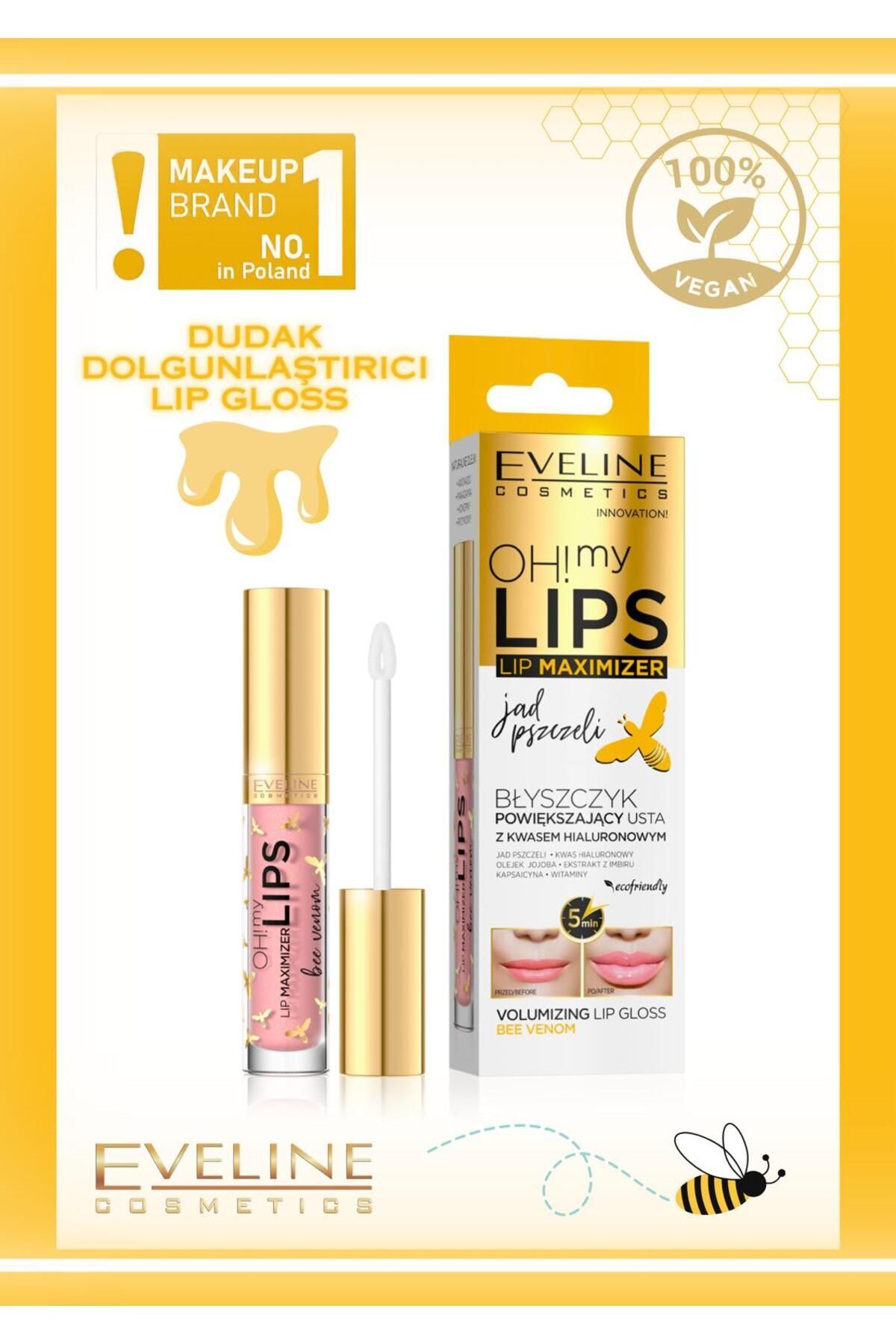 Eveline Oh! My Lips! Hyaluronik Asit Ve Arı Zehiri-