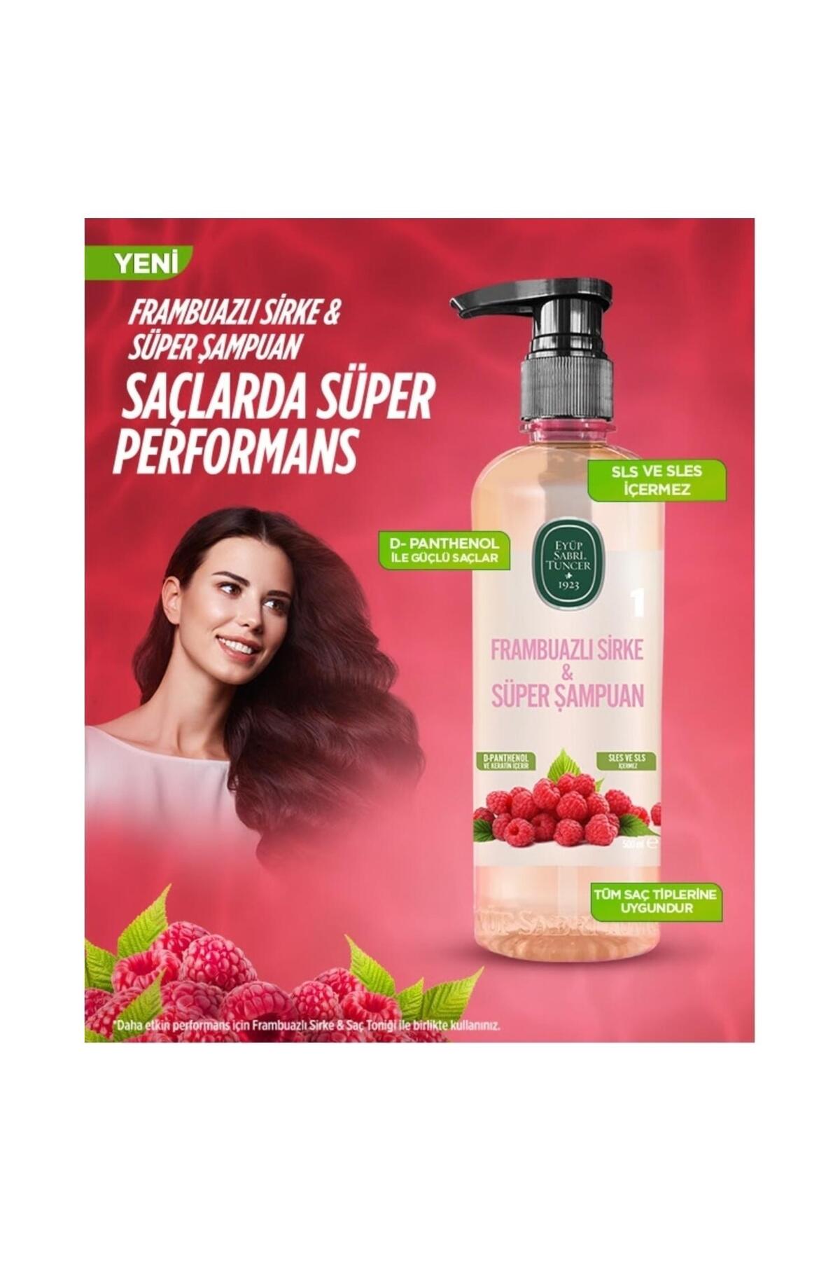 Eyüp Sabri Tuncer Frambuazlı Sirke & Süper Şampuan-
