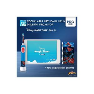 Oral-B Vitality Pro Spiderman Özel Seri Çocuklar İ-