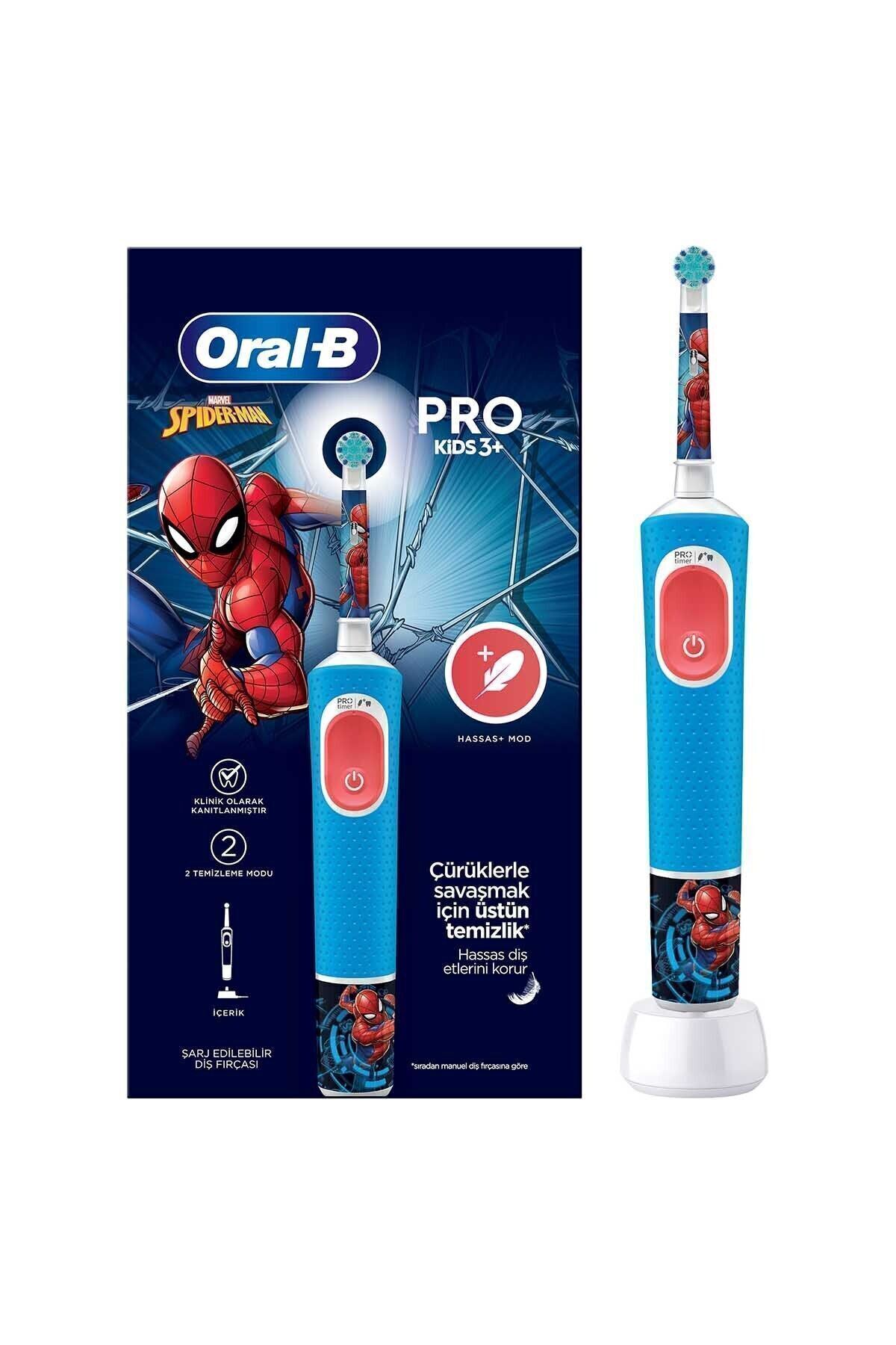 Oral-B Vitality Pro Spiderman Özel Seri Çocuklar İ-