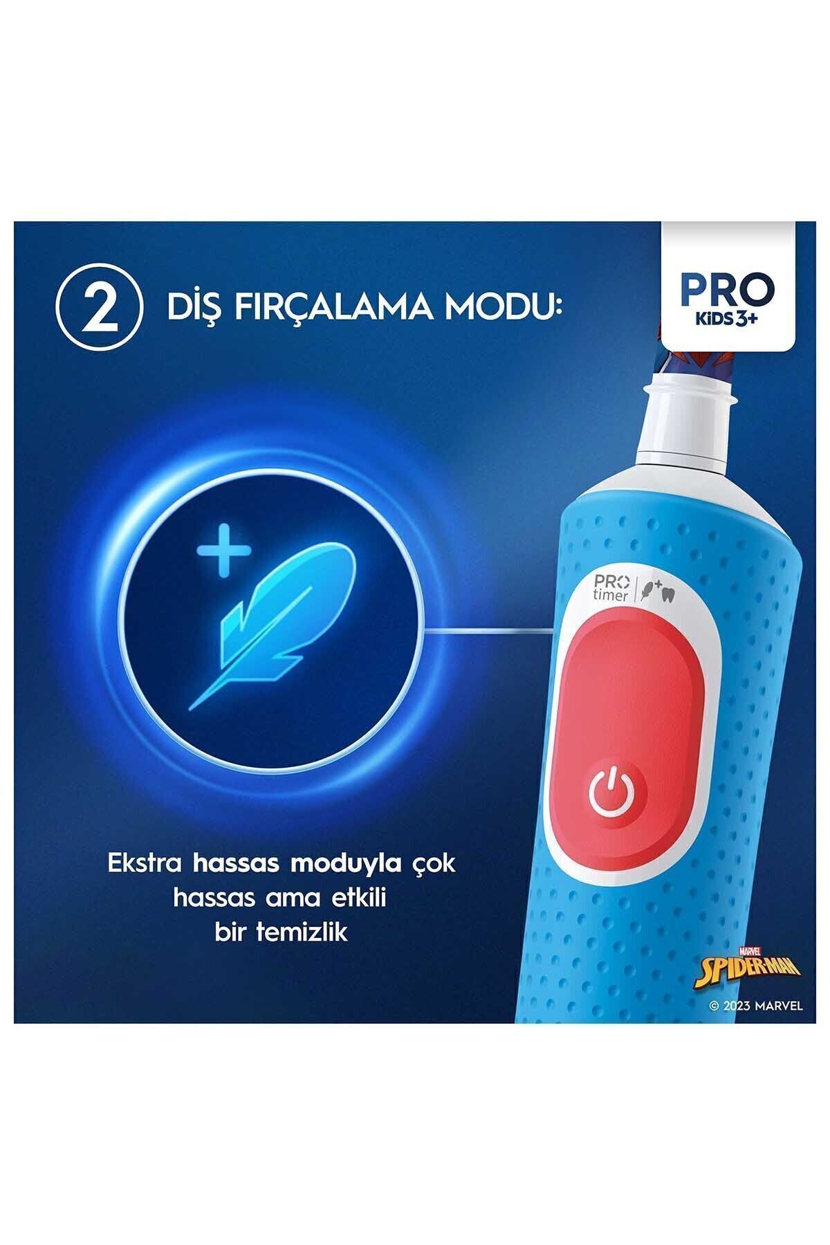 Oral-B Vitality Pro Spiderman Özel Seri Çocuklar İ-