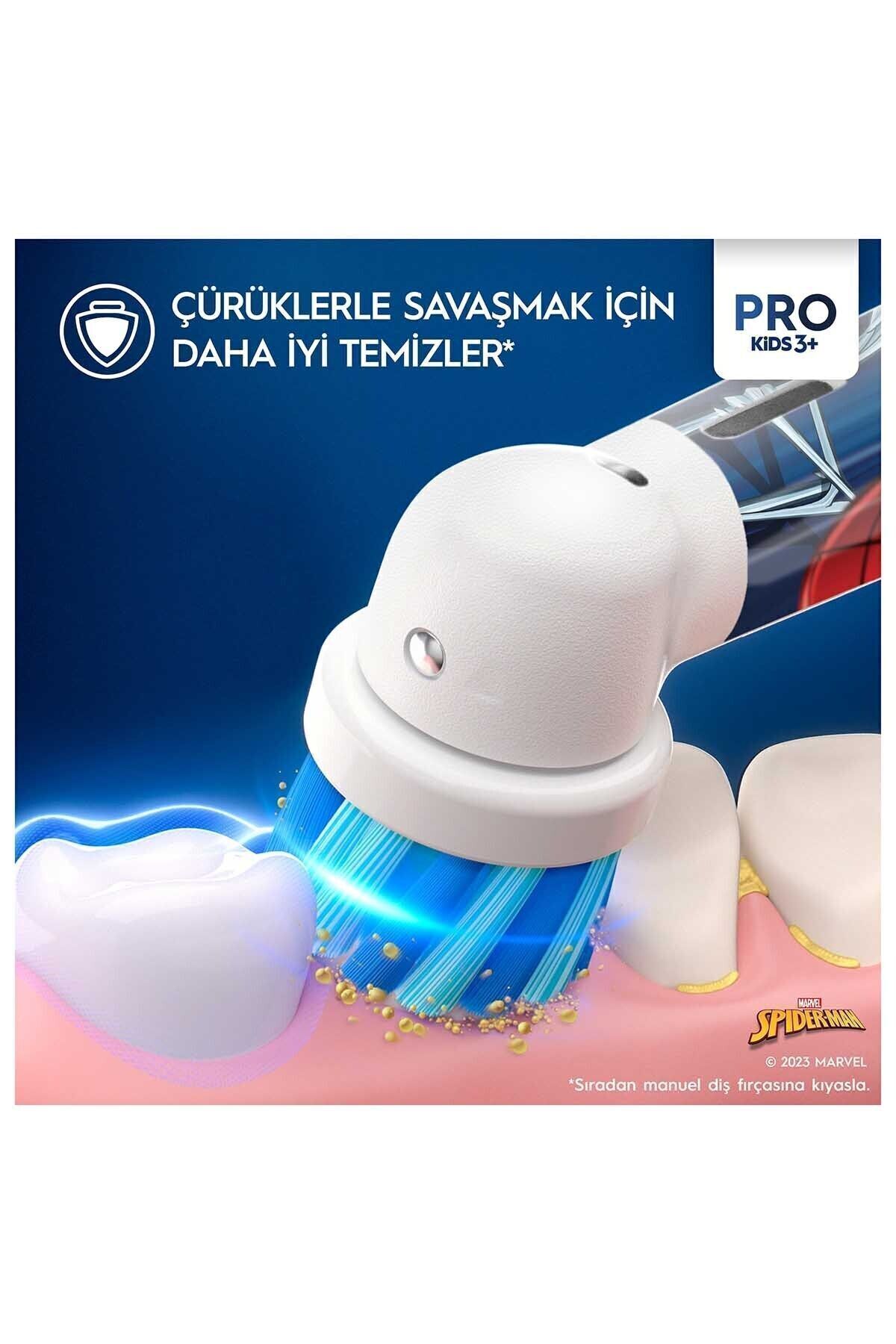 Oral-B Vitality Pro Spiderman Özel Seri Çocuklar İ-