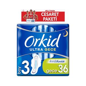 Orkid Ultra Extra Gece 36lı Cesaret Paketi-
