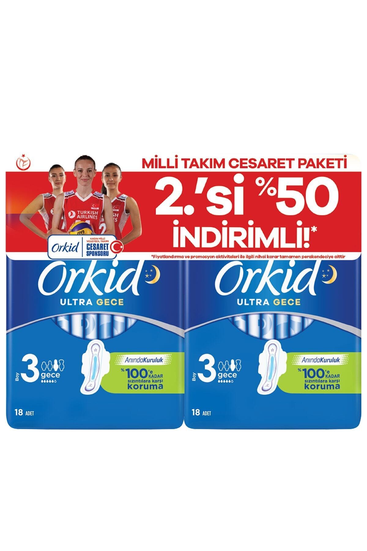 Orkid Ultra Extra Gece 36lı Cesaret Paketi-
