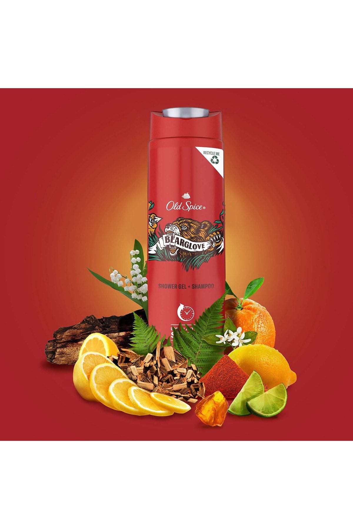 OLD SPİCE DUŞ JELİ & ŞAMPUAN 400 ML BEARGLOVE-