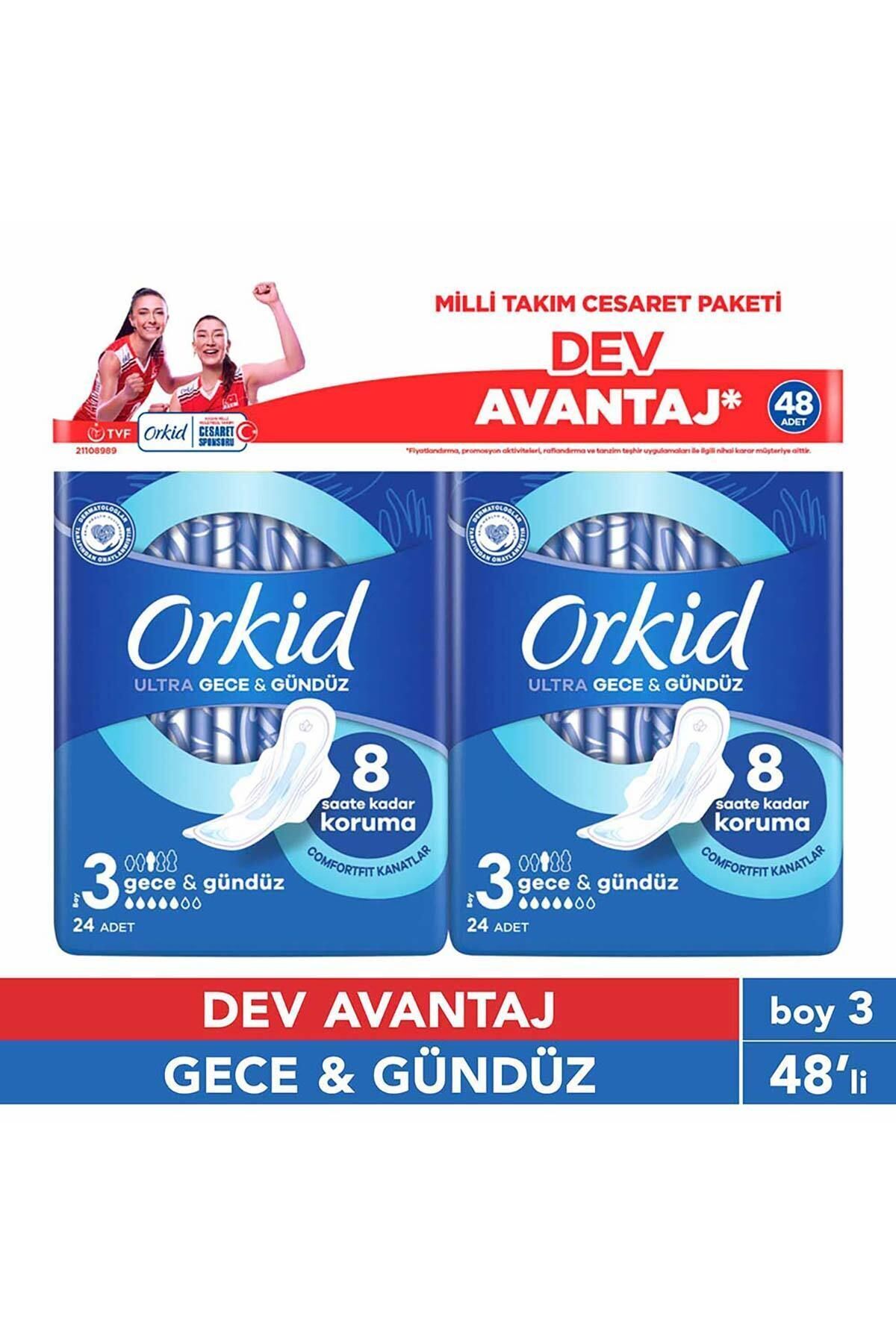 ORKİD ULTRA EXTRA CESARET PAKETİ GECE 48Lİ-