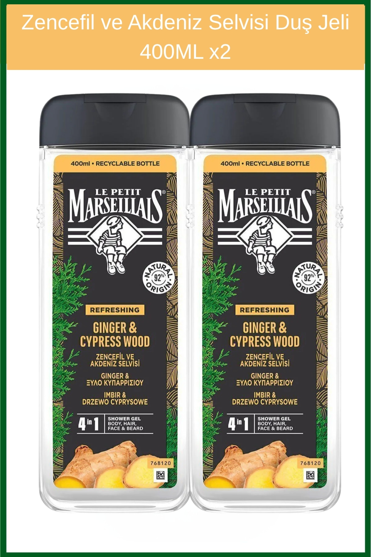 LPM DUŞ JELİ ZENCEFİL & AKDENİZ SELVİSİ İ 400 ML-