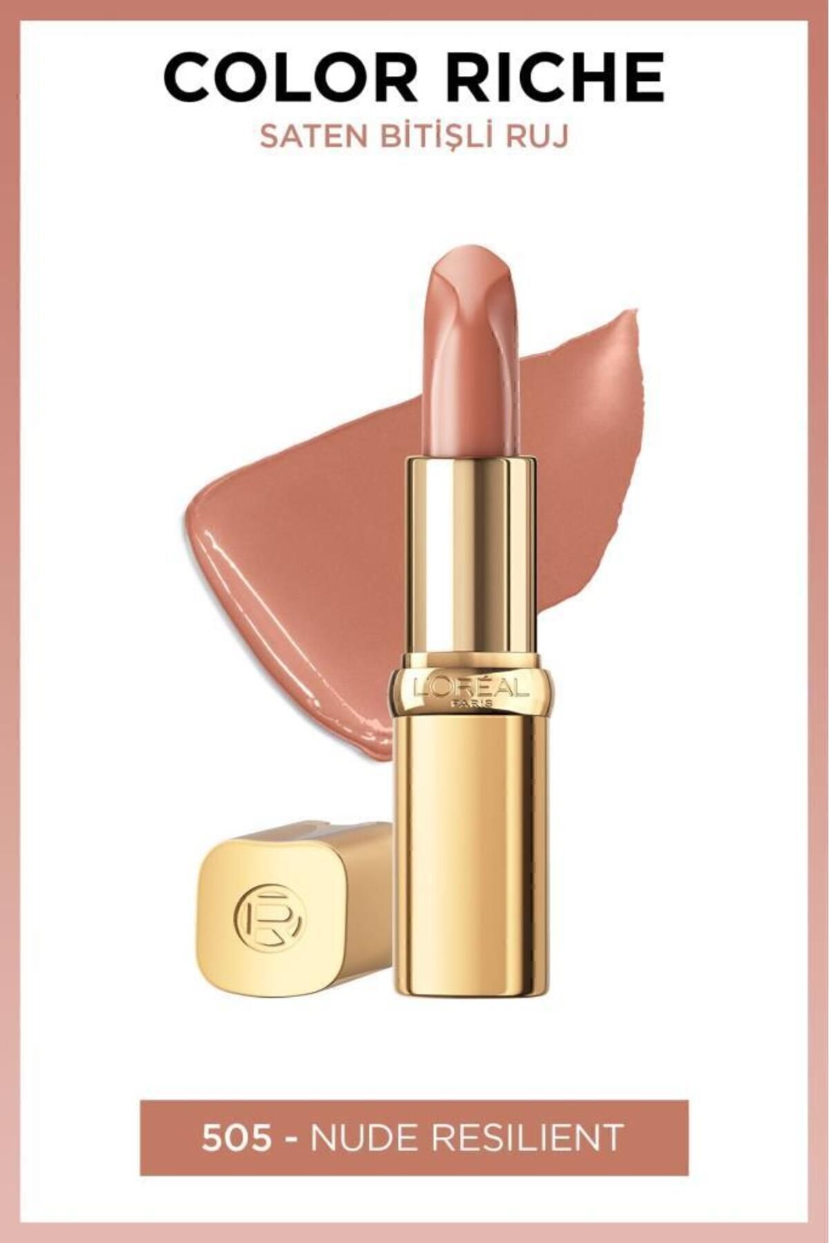 LOreal Paris Color Riche Saten Bitişli Ruj 505-