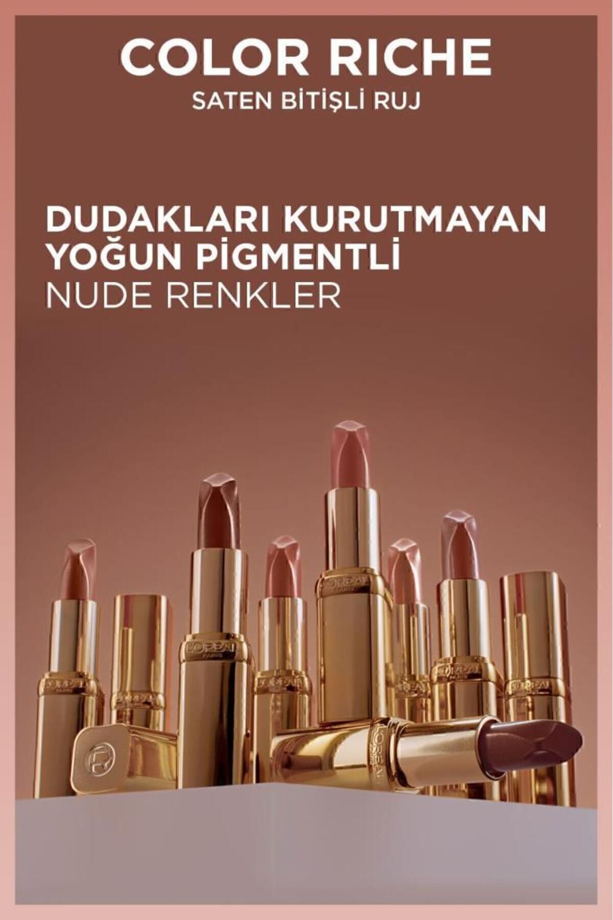 LOreal Paris Color Riche Saten Bitişli Ruj 505-