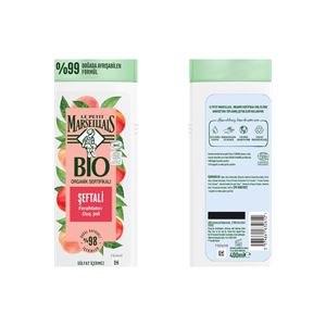 LE PETİT MARSEİLLAİS  BIO ORGANİK SERTİFİKALI ŞEFTALİ DUŞ JELİ 400ML-
