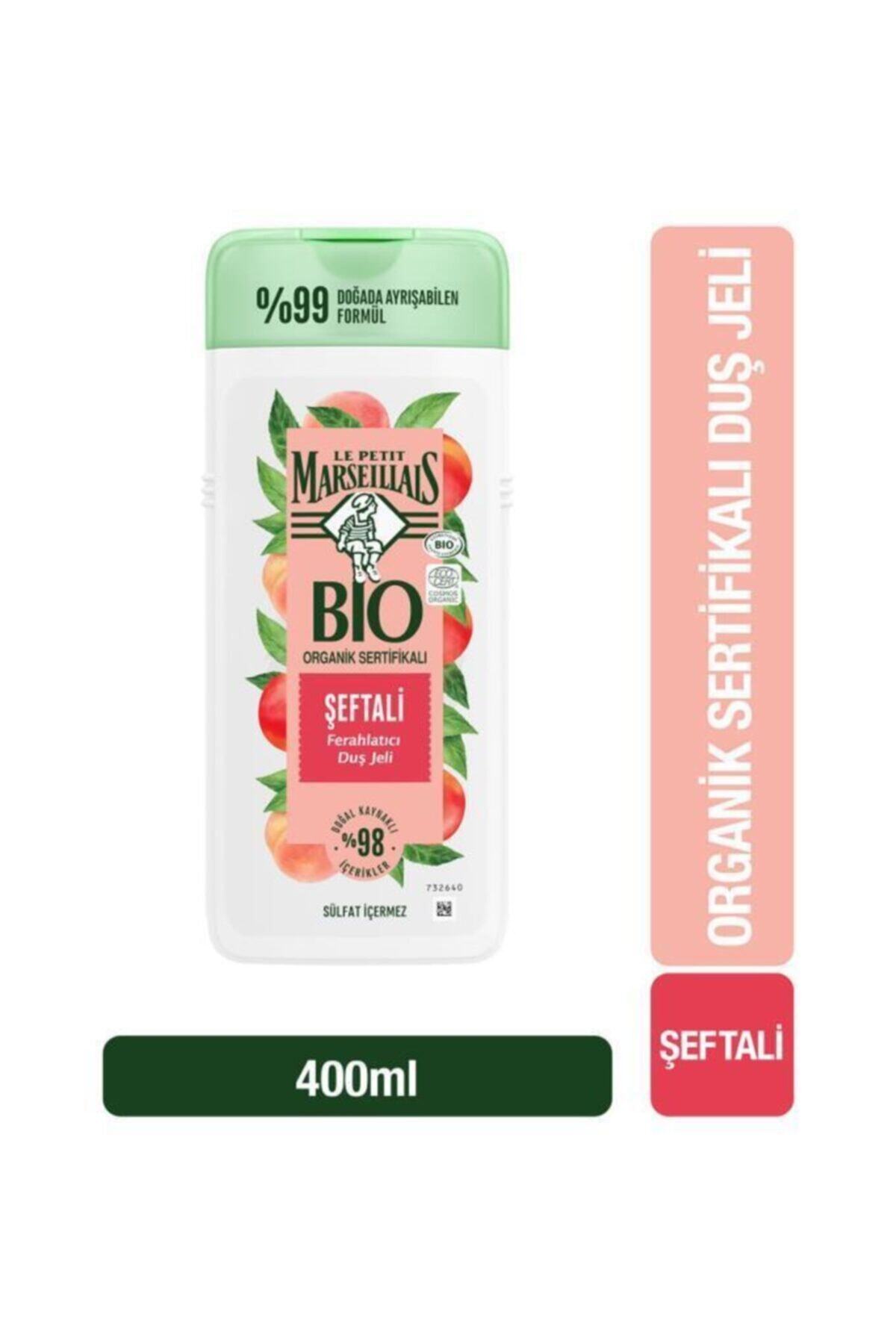 LE PETİT MARSEİLLAİS  BIO ORGANİK SERTİFİKALI ŞEFTALİ DUŞ JELİ 400ML-