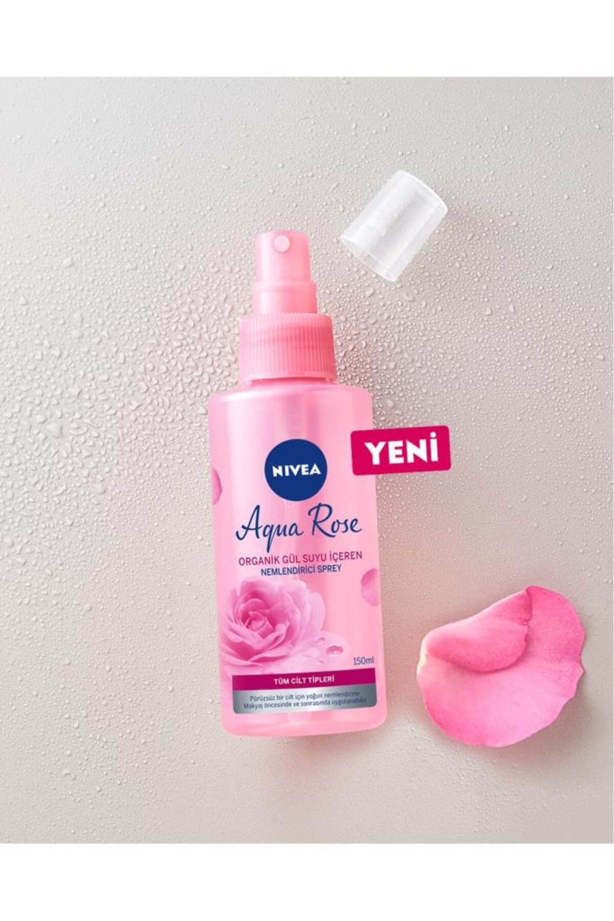 NİVEA AQUA ROSE NEMLENDİRİCİ YÜZ SPREYİ 150ML-