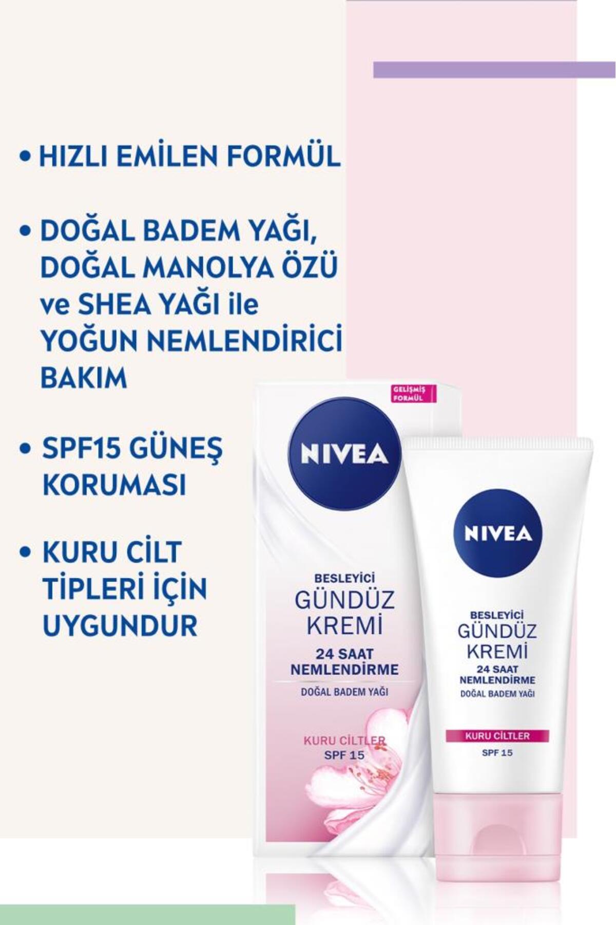 NİVEA BESLEYİCİ GÜNDÜZ BAKIM KREMİ KURU CİLTLER 50ML-